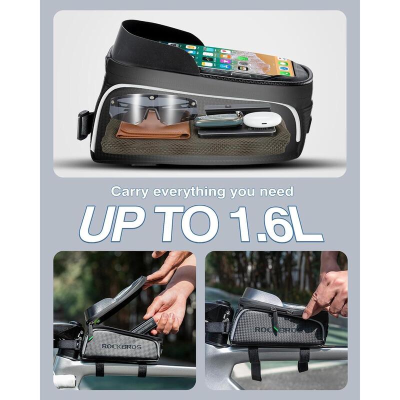 Geantă de bicicletă impermeabilă pentru telefon sub 7 inci