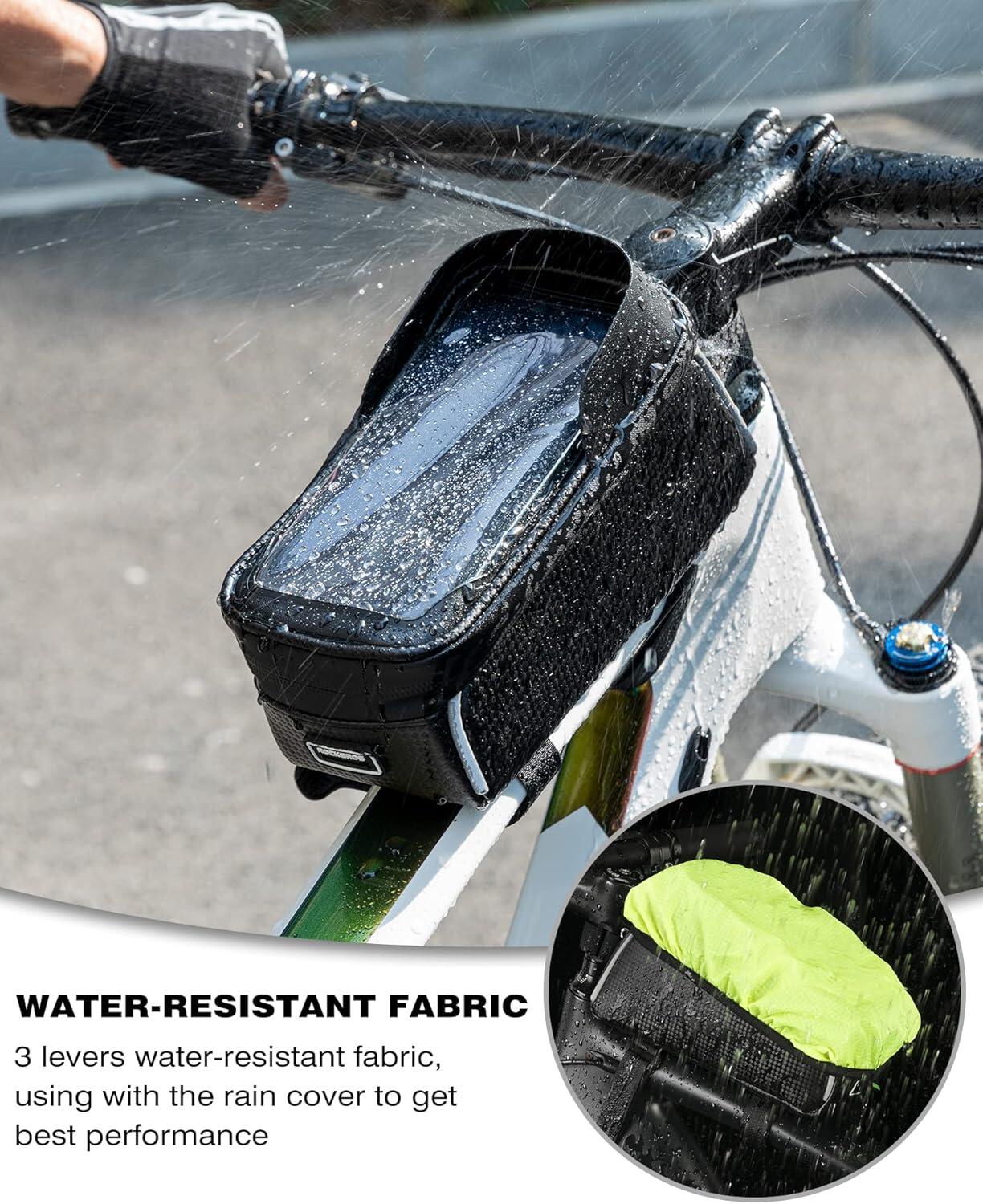 Wasserdichte Fahrradtasche für Handy unter 7 Zoll 4/6