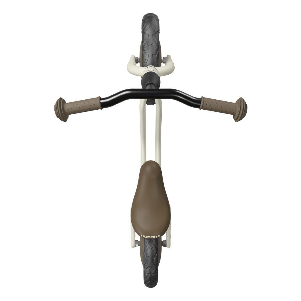 Bicicletta senza pedali Hudora Cruisy 10 beige, pneumatici 10", sella regolabile 4/7