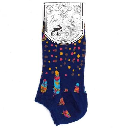 Chaussettes courtes en bambou Hop Hare - Motifs Mandala Fleurs