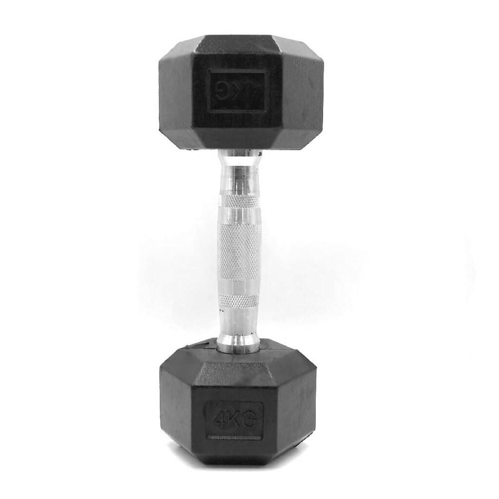 Pack 2 Halteres Hexagonais 4 kg – Treino de Força e Tonificação 3/4
