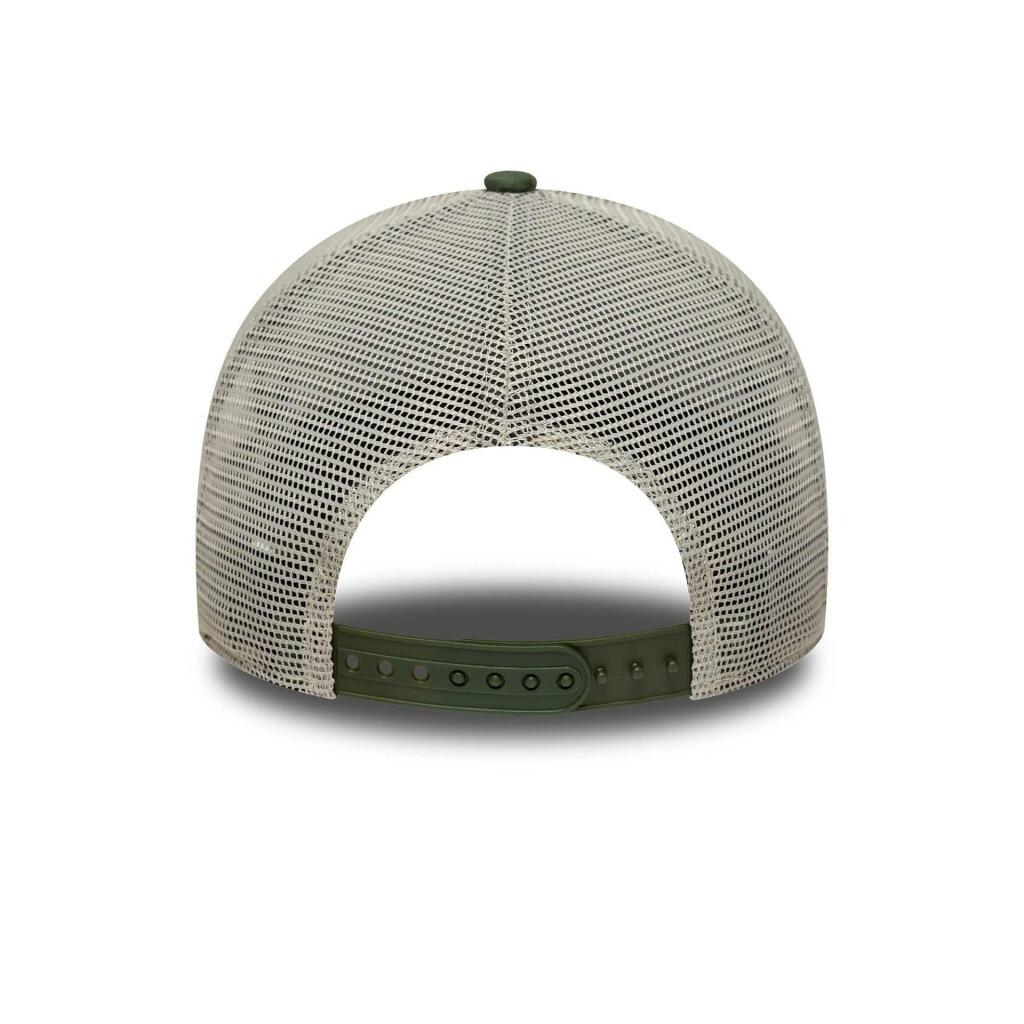 Bonnet New Era Modèle New Era Oval Patch Cream 9forty E-frame Trucker Couleur Be 4/5