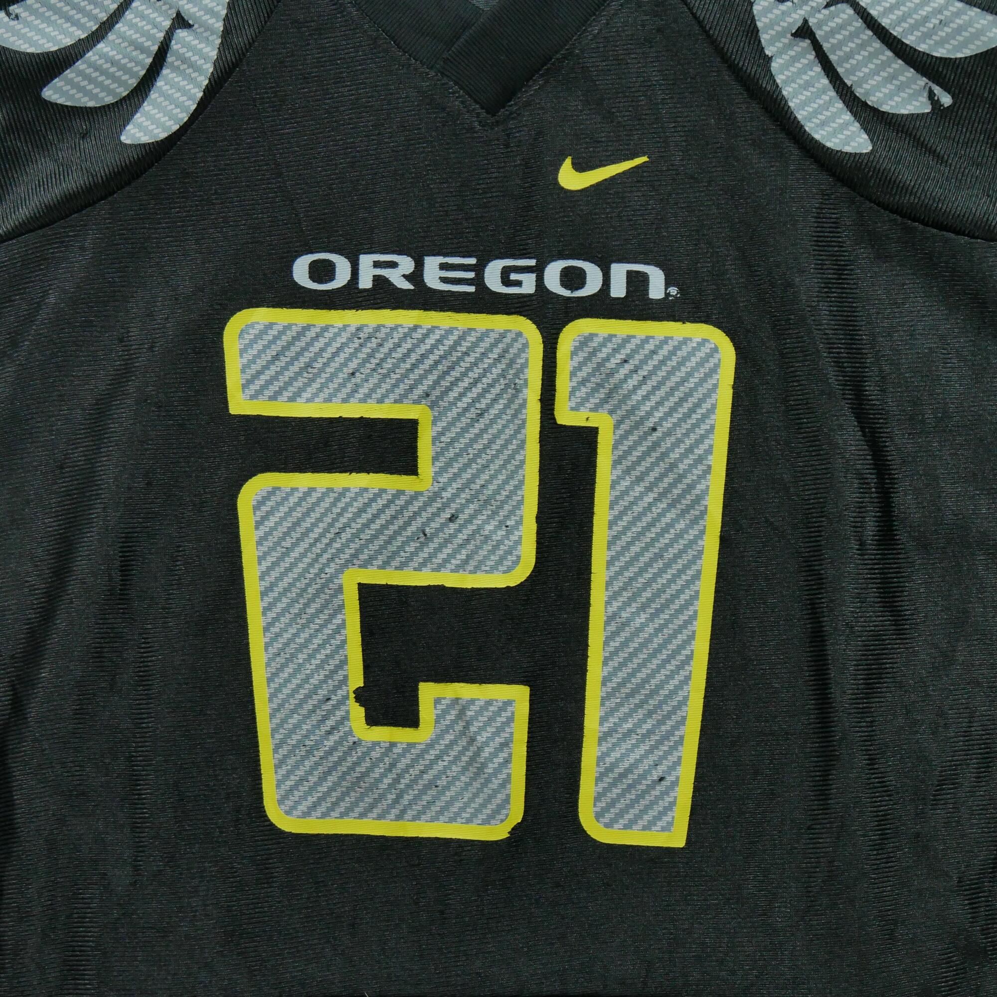 Seconda Mano - Maglia nera Oregon Ducks NCAA - Stato buono 3/7