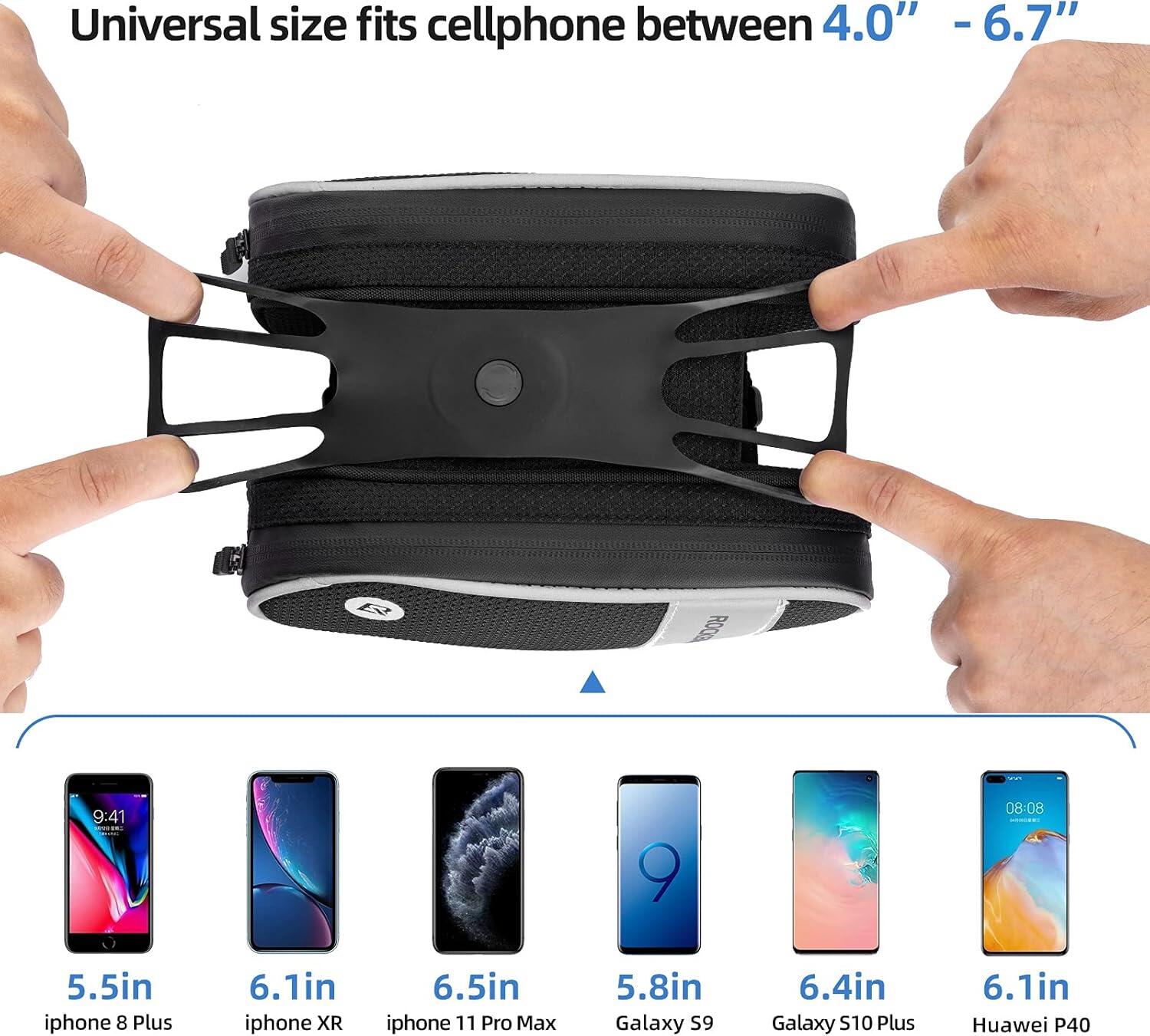 Handytasche für Fahrradrahmen mit 360° Drehung 2/5
