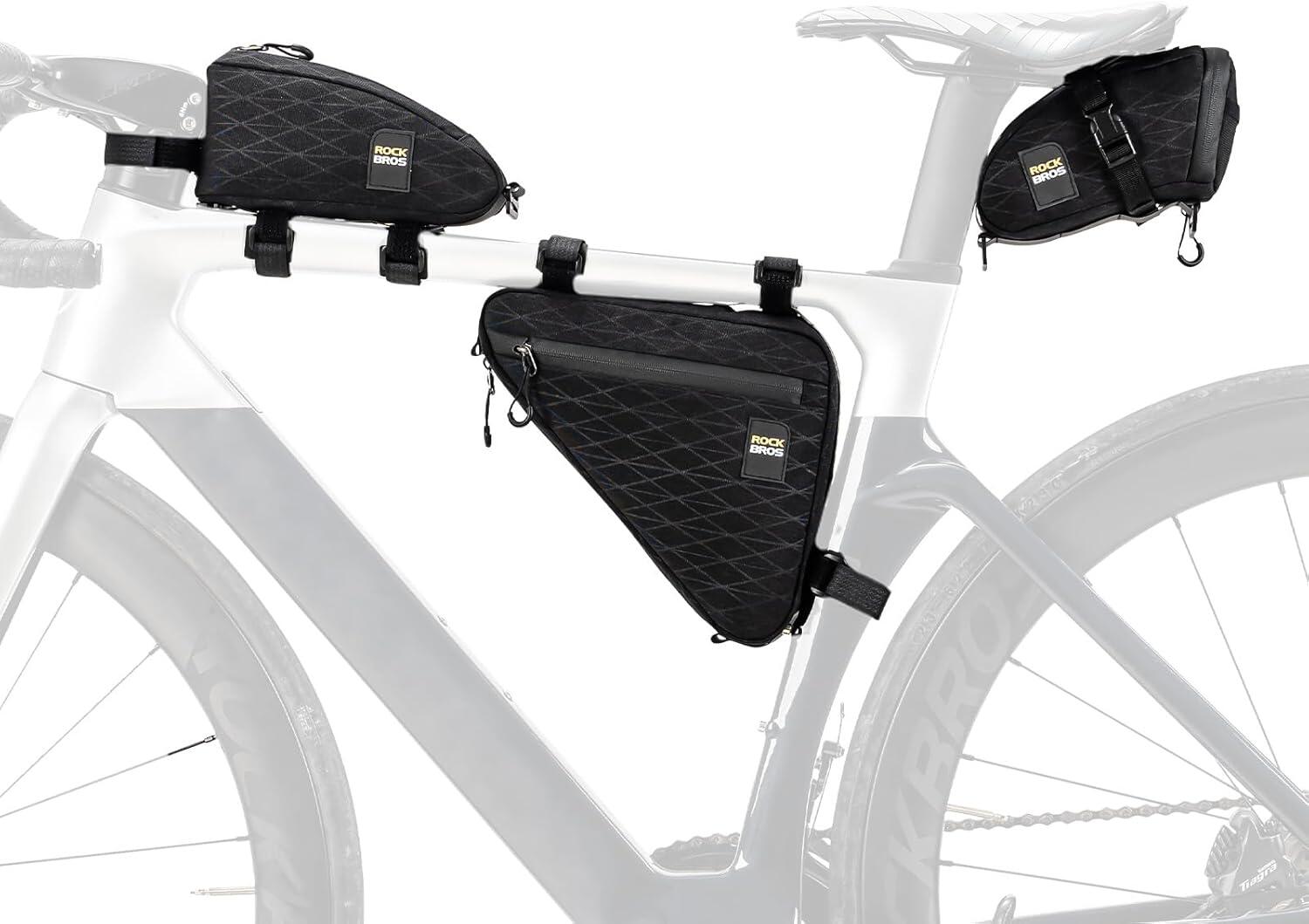 ROCKBROS Conjunto de bolsas para bicicleta ROCKBROS 3-em-1