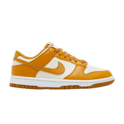 Nike Dunk Low Next Nature Phantom Gold Suede (Women's)