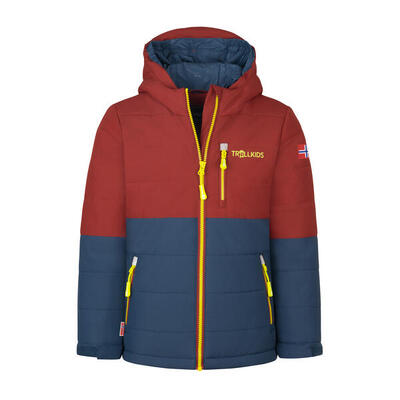 Kinder Winterjacke Hemsedal XT Wasserabweisend Mystikblau/Orange