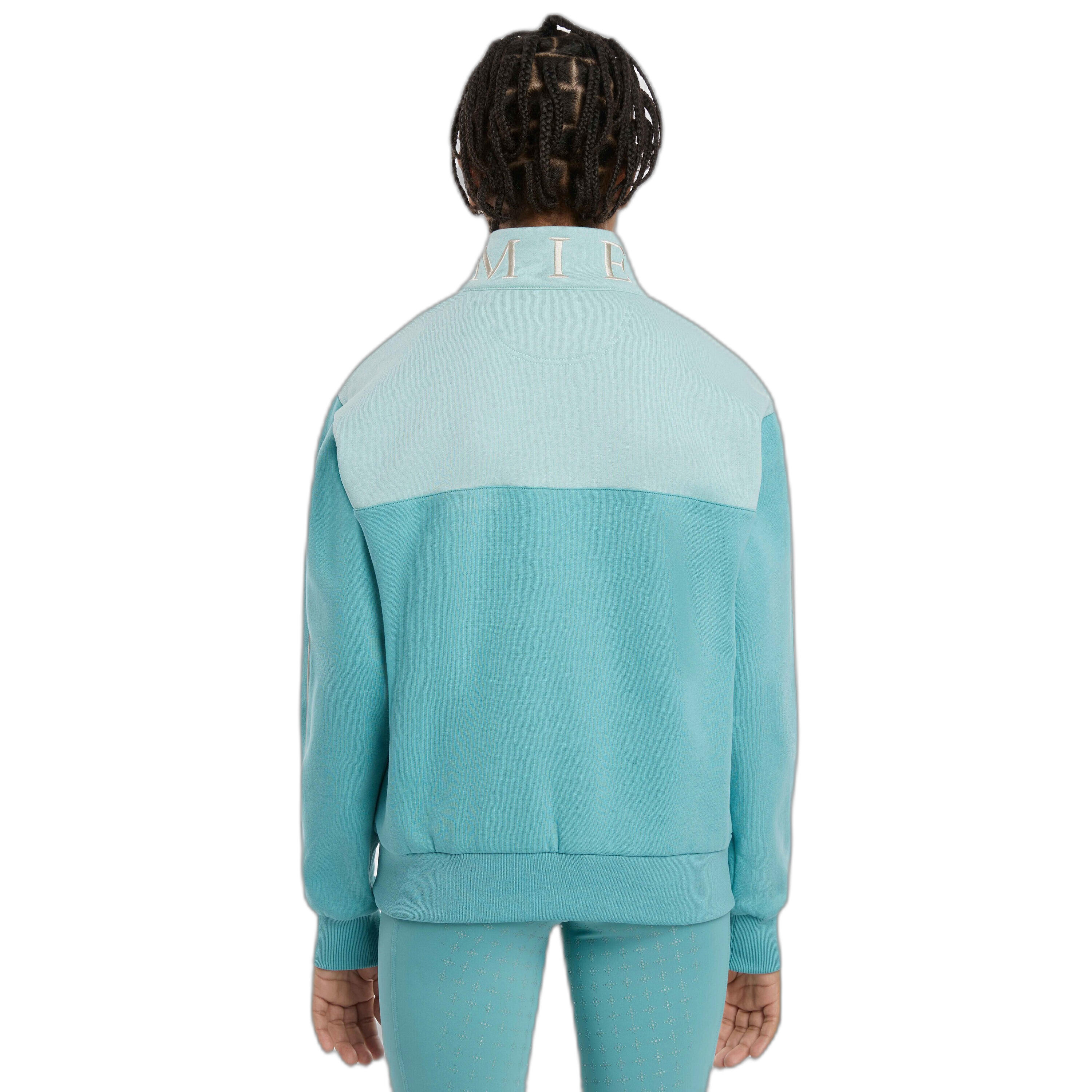 3/4 kinder capuchon sweatshirt met rits LeMieux Rider Kate 3/6