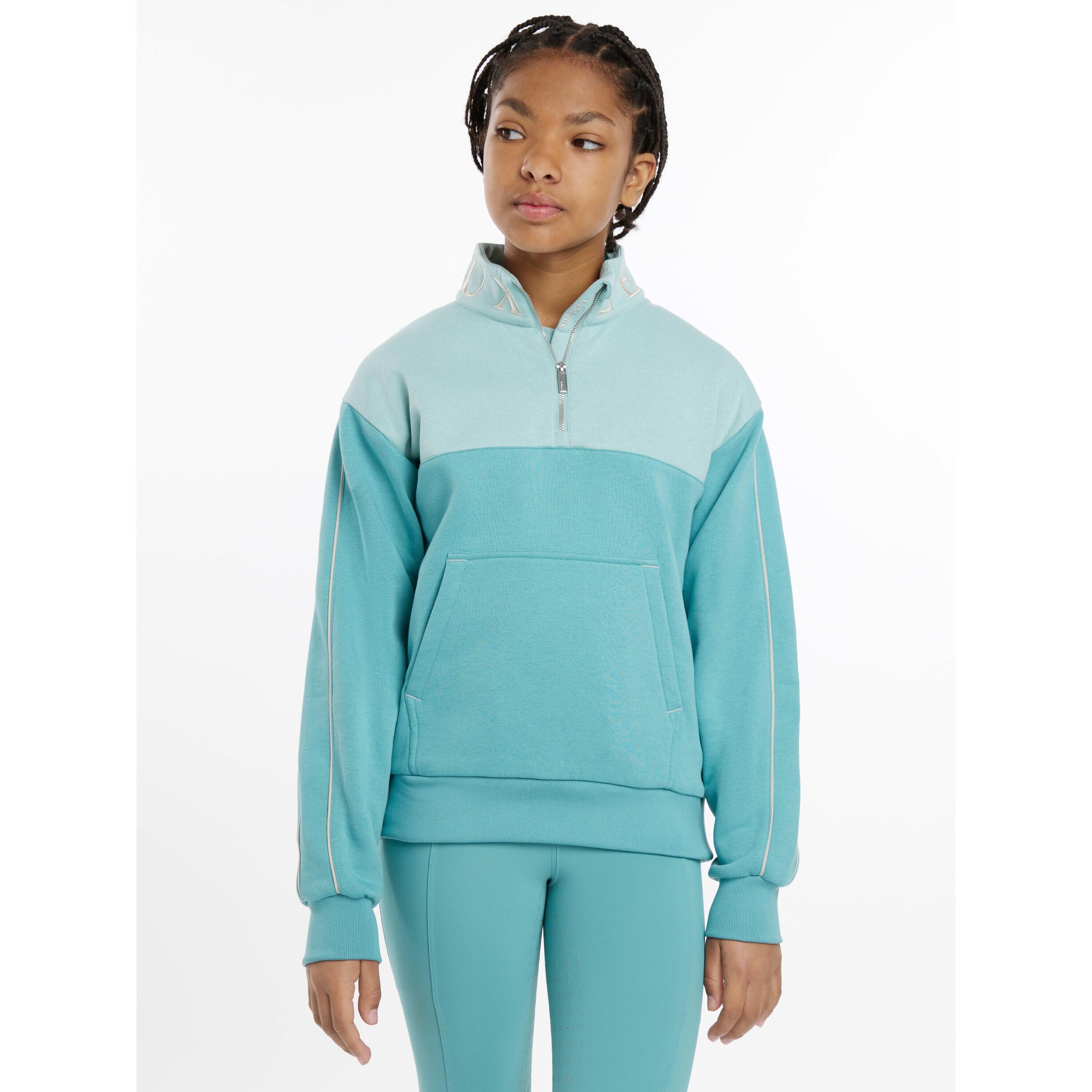 3/4 kinder capuchon sweatshirt met rits LeMieux Rider Kate 2/6