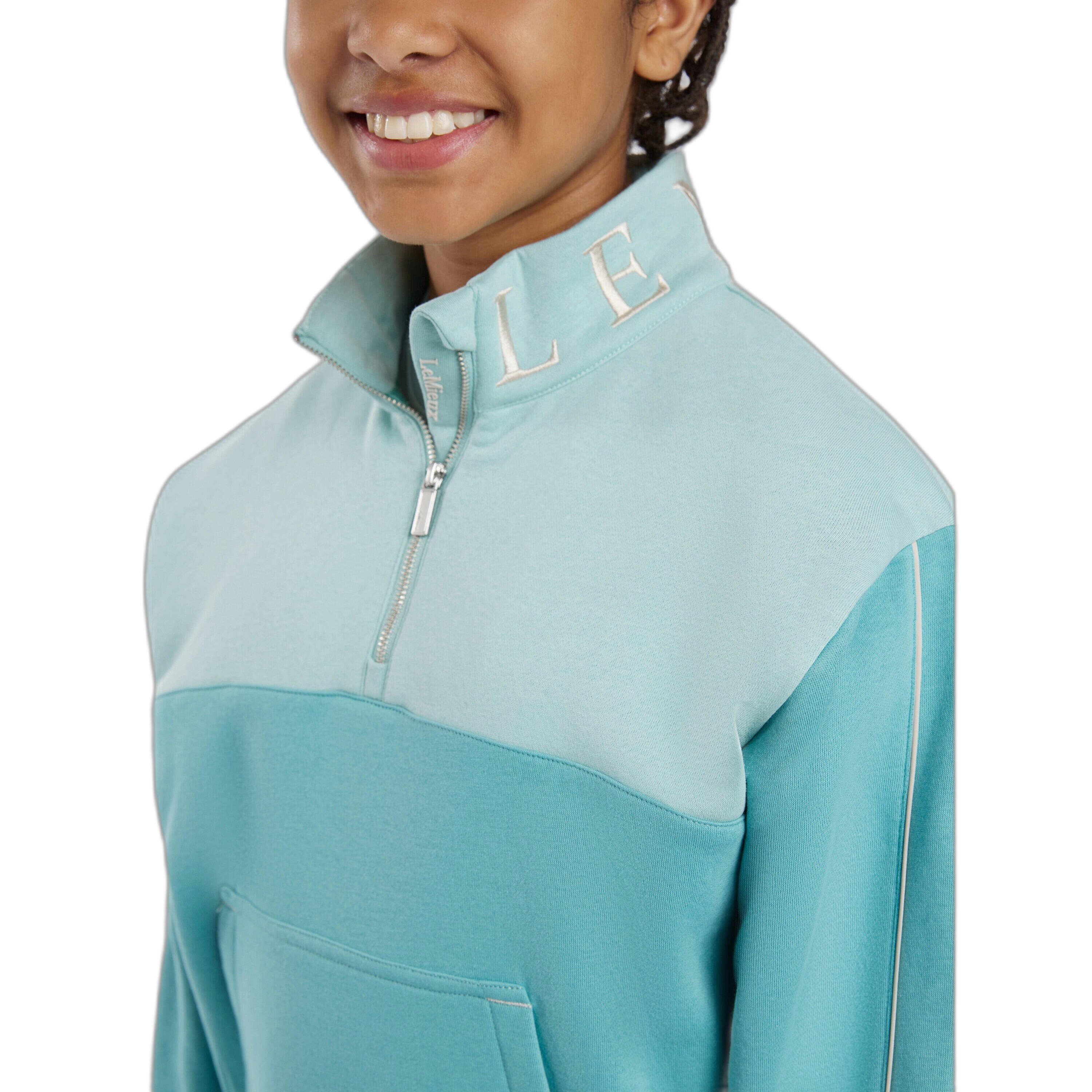 3/4 kinder capuchon sweatshirt met rits LeMieux Rider Kate 5/6