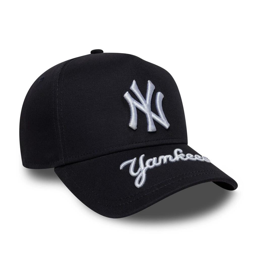 Cap New Era Model New York Yankees Mlb Visor Hit Navy 9forty E-frame Kleur Blauw 3/5