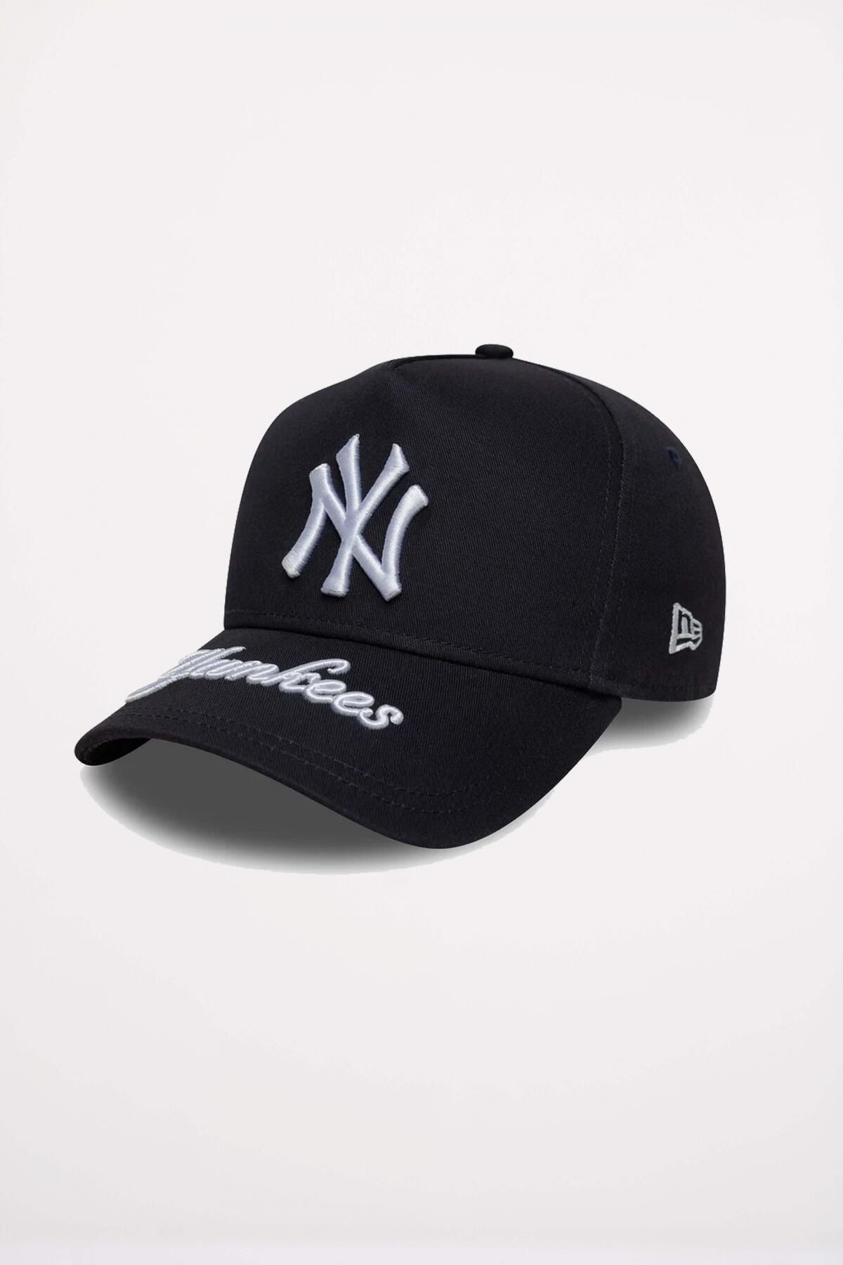 Cap New Era Model New York Yankees Mlb Visor Hit Navy 9forty E-frame Kleur Blauw 5/5