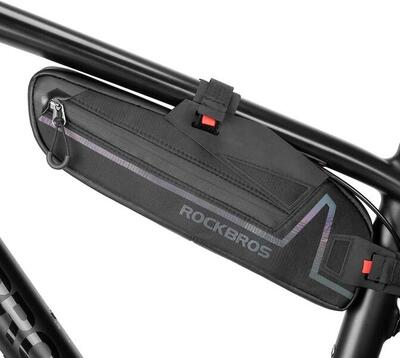 Waterdichte en reflecterende fietstas voor het fietsframe 1.5l