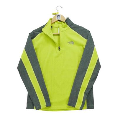 Seconda Mano - Felpa in pile giallo fluorescente TNF da uomo - Stato buono