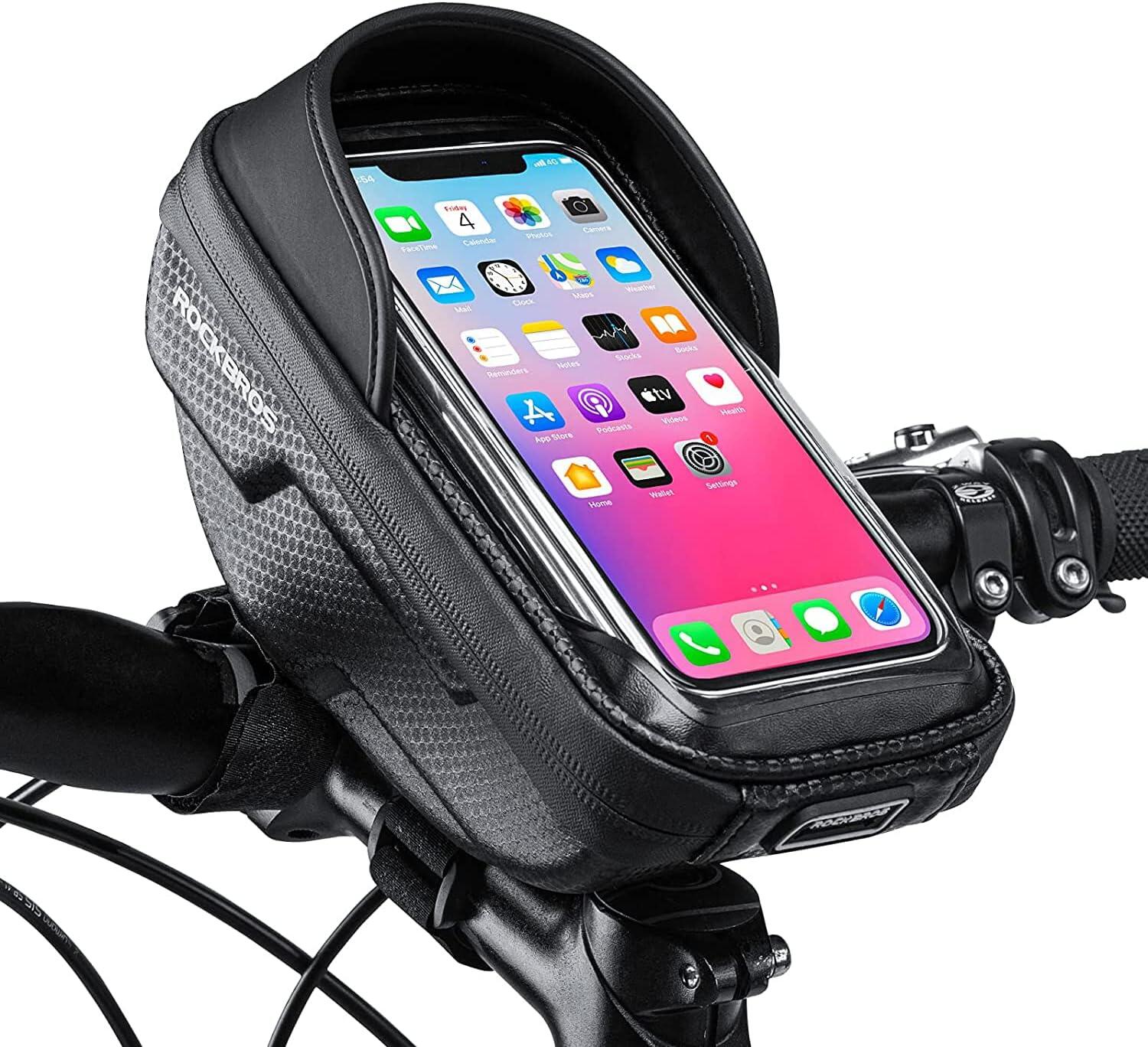 ROCKBROS Bolsa para telemóvel impermeável com ecrã tátil