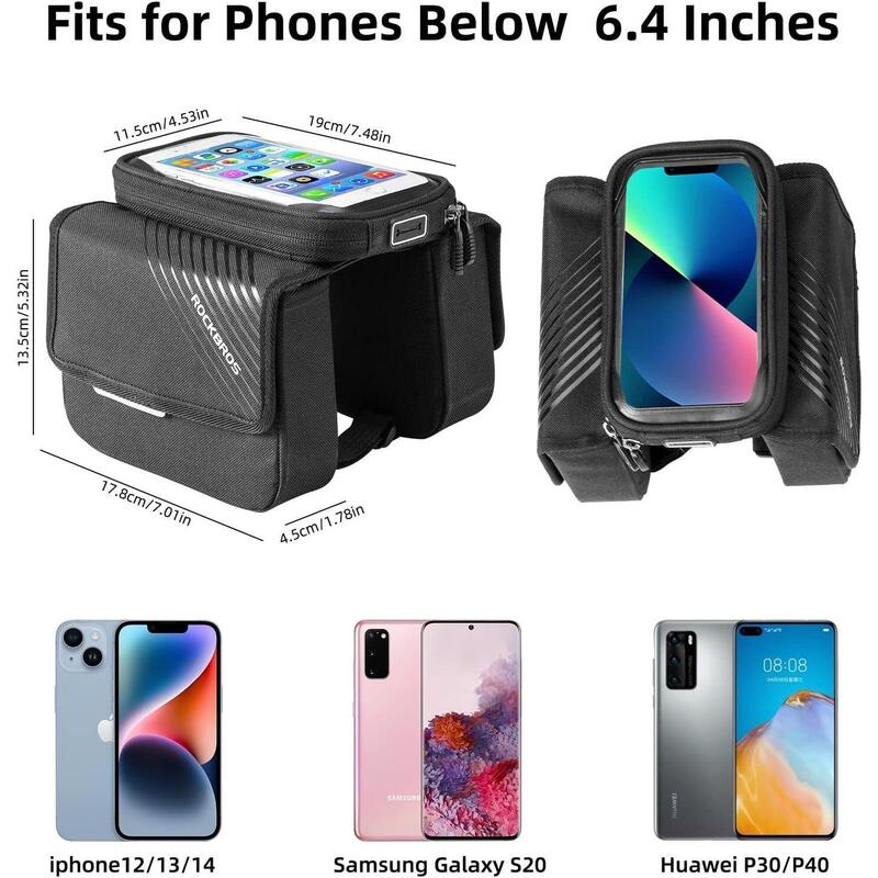 Geantă impermeabilă pentru telefon cu ecran tactil