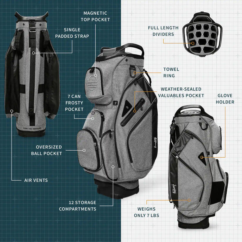 Borsa da golf Big Rig - Heather Grey 2/2