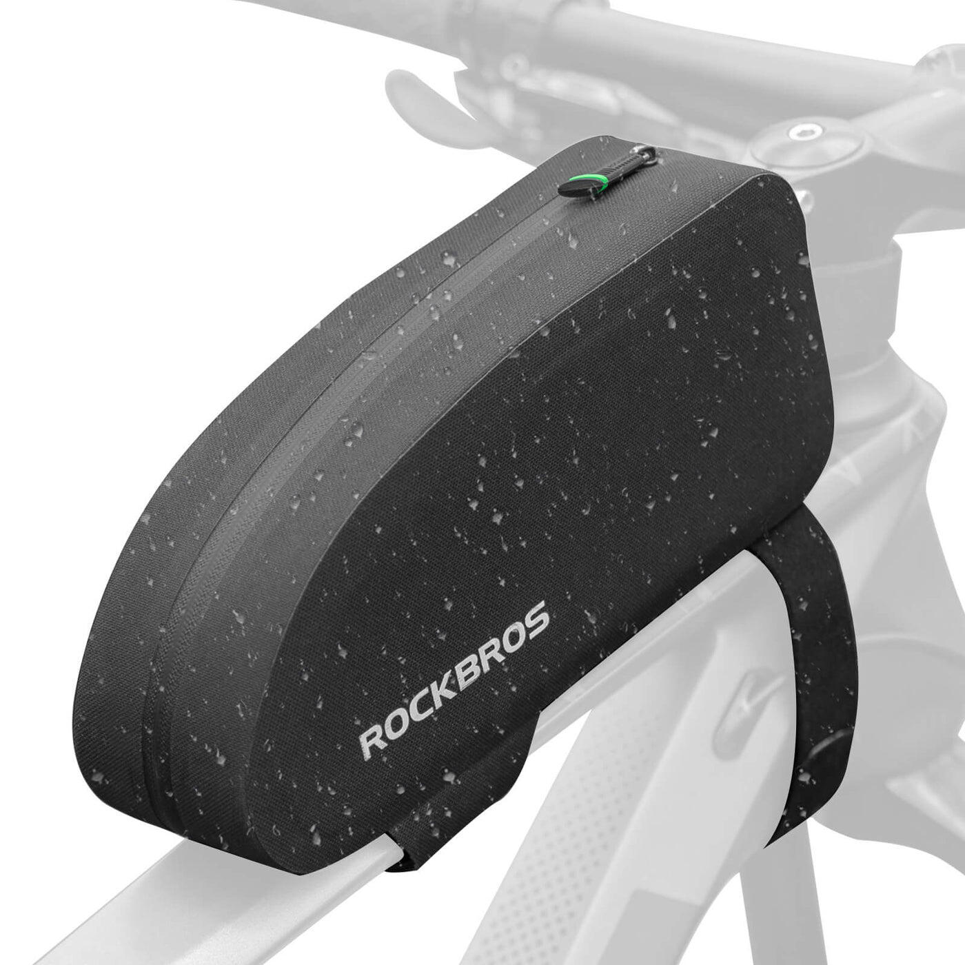 Sacoche de cadre de vélo 100 % étanche avec fermeture éclair 3/7