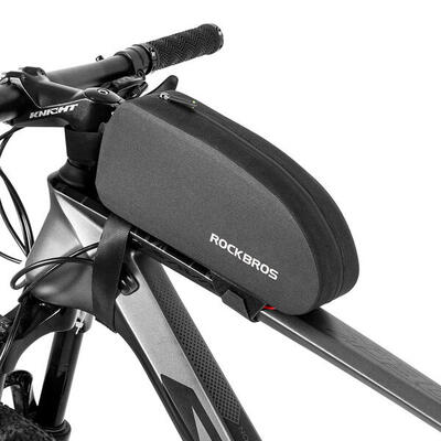 100% waterdichte fietstas voor het frame met ritssluiting