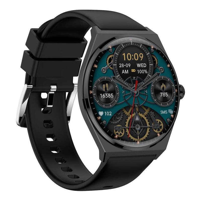 Smartwatch Maxcom EcoWatch 5, Ecran 1.43" AMOLED, IP68, Monitorizare sport