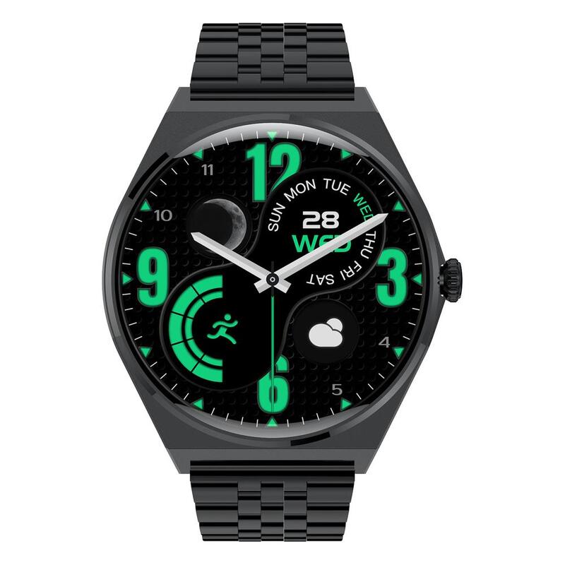 Smartwatch Maxcom EcoWatch 5, Ecran 1.43" AMOLED, IP68, Monitorizare sport
