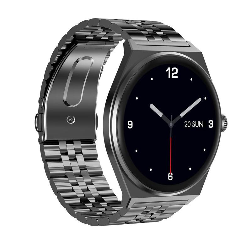 Smartwatch Maxcom EcoWatch 5, Ecran 1.43" AMOLED, IP68, Monitorizare sport
