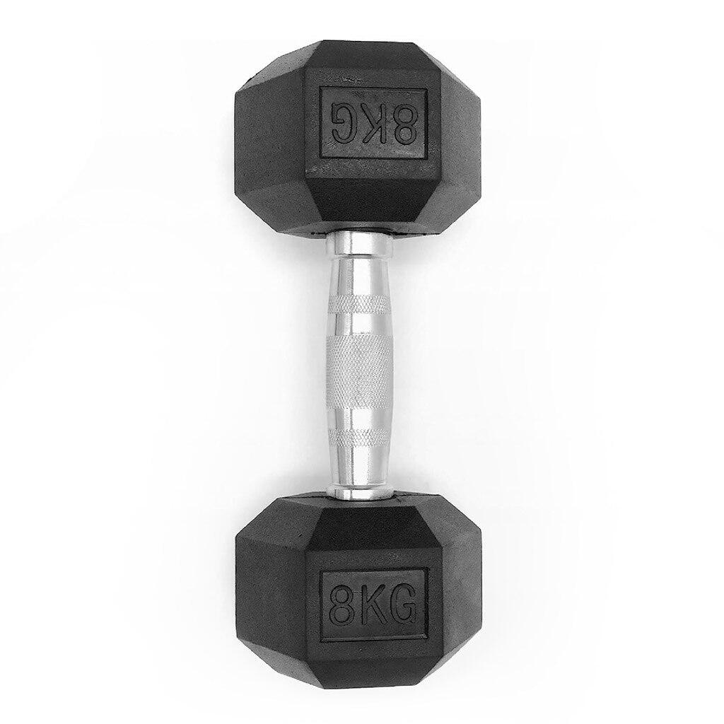 Pack de 2 Halteres Hexagonais 8 kg 3/4
