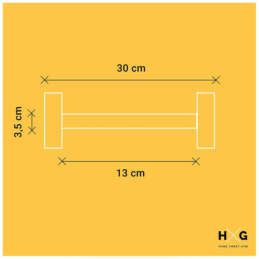 Pack de 2 Halteres Hexagonais 8 kg 4/4