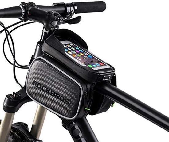 ROCKBROS Fahrradtasche für den Rahmen mit Halterung