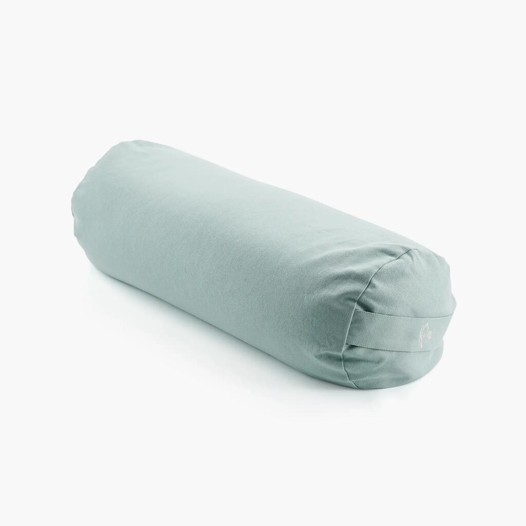 Buckwheat Yoga Bolster Pillow – Meditation, Pilates & Pregnancy Support – Firm,