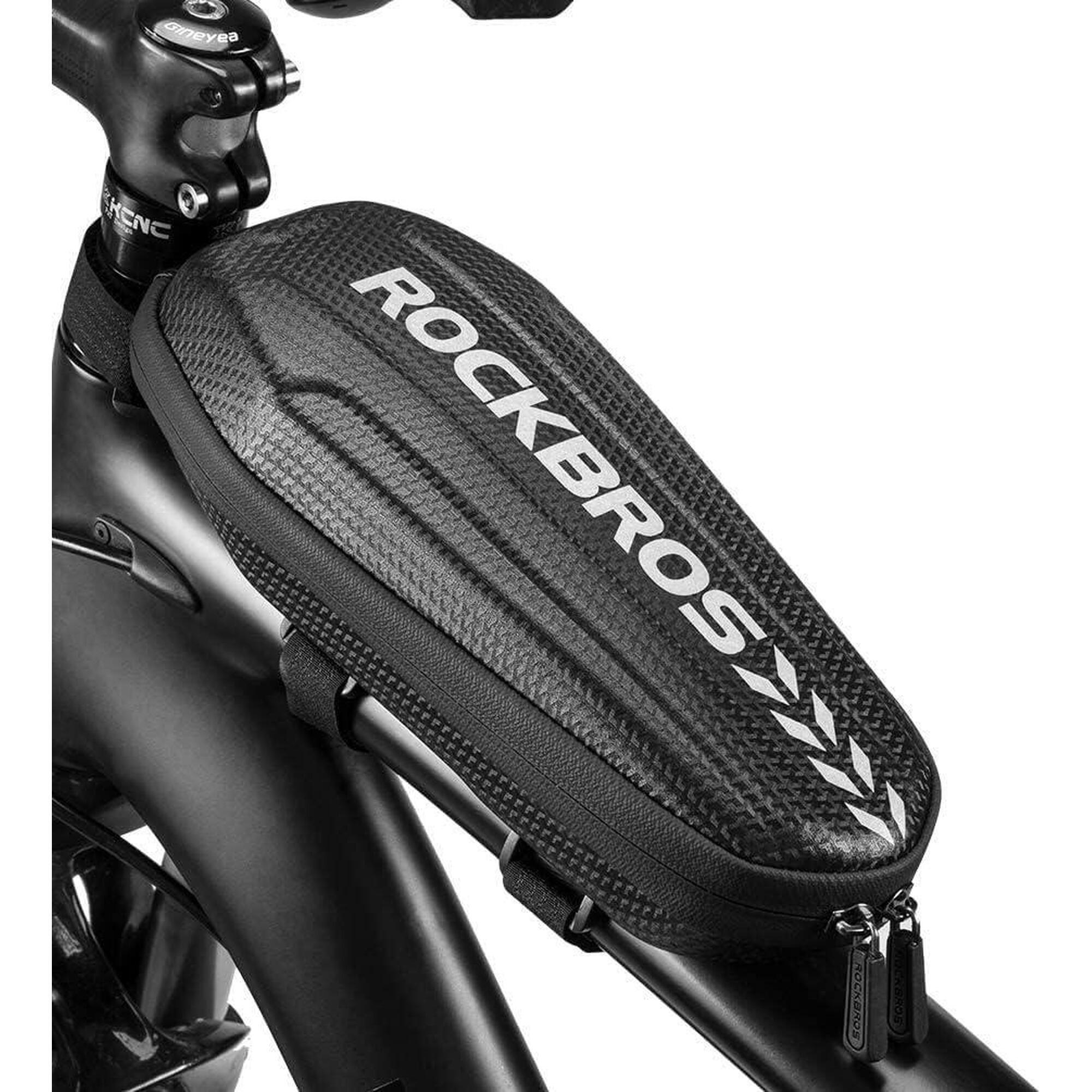 Rockbros - Sacoche De Cadre Pour Tube Supérieur En Eva - Sacoche De Cadre - Noir - Decathlon