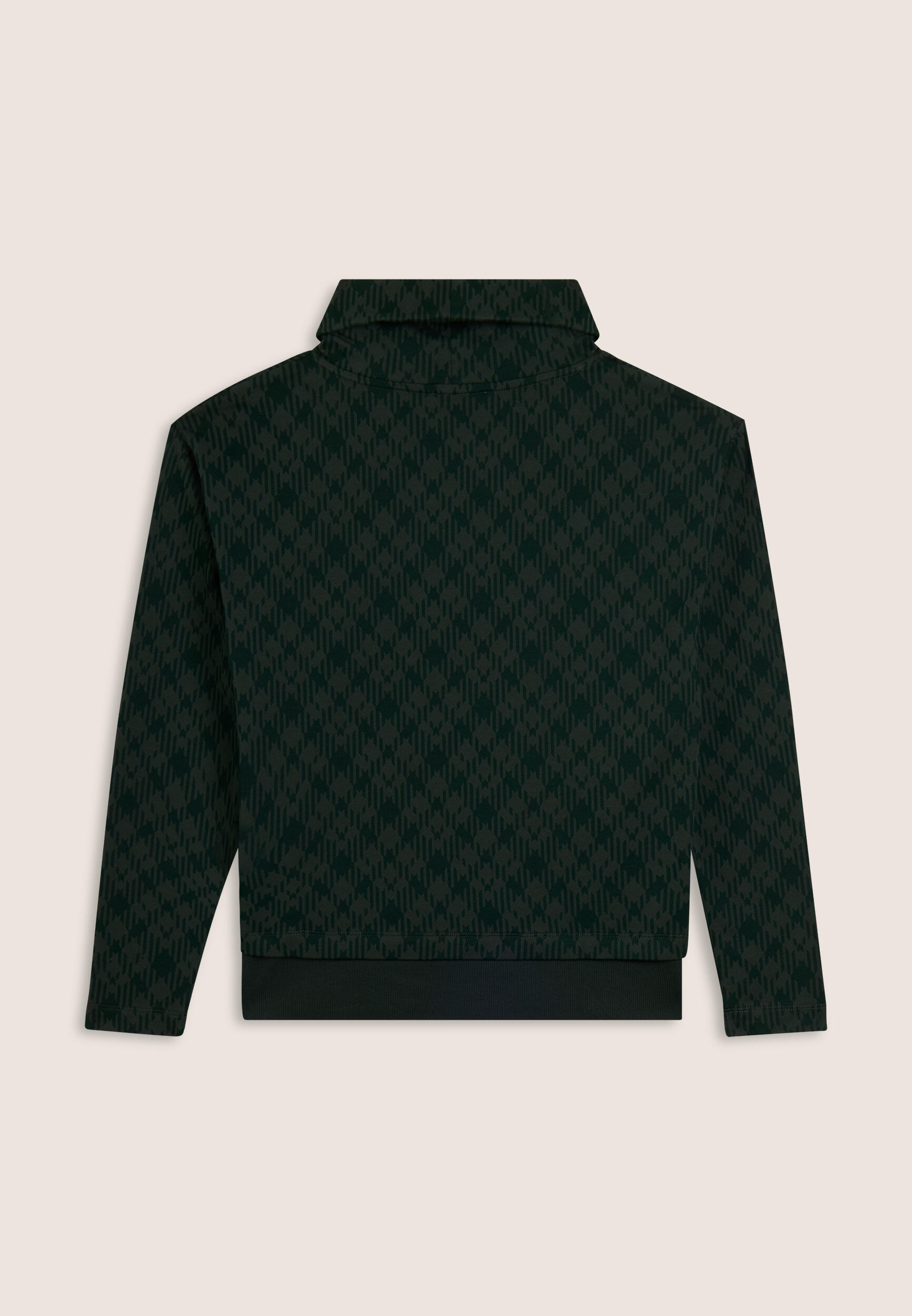 Sweat-shirt confortable à imprimé intégral avec bord superposé 2/3