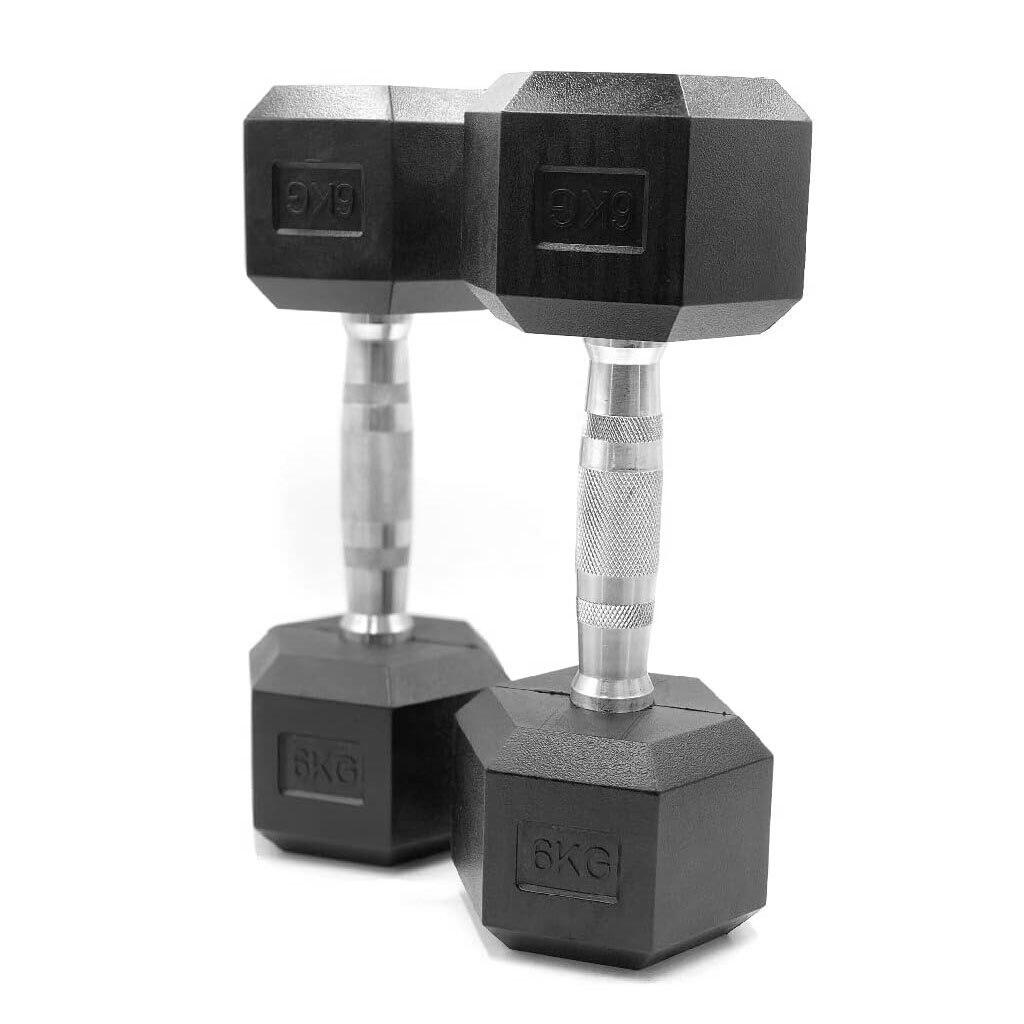 Pack 2 Halteres Hexagonais 6 kg 2/4