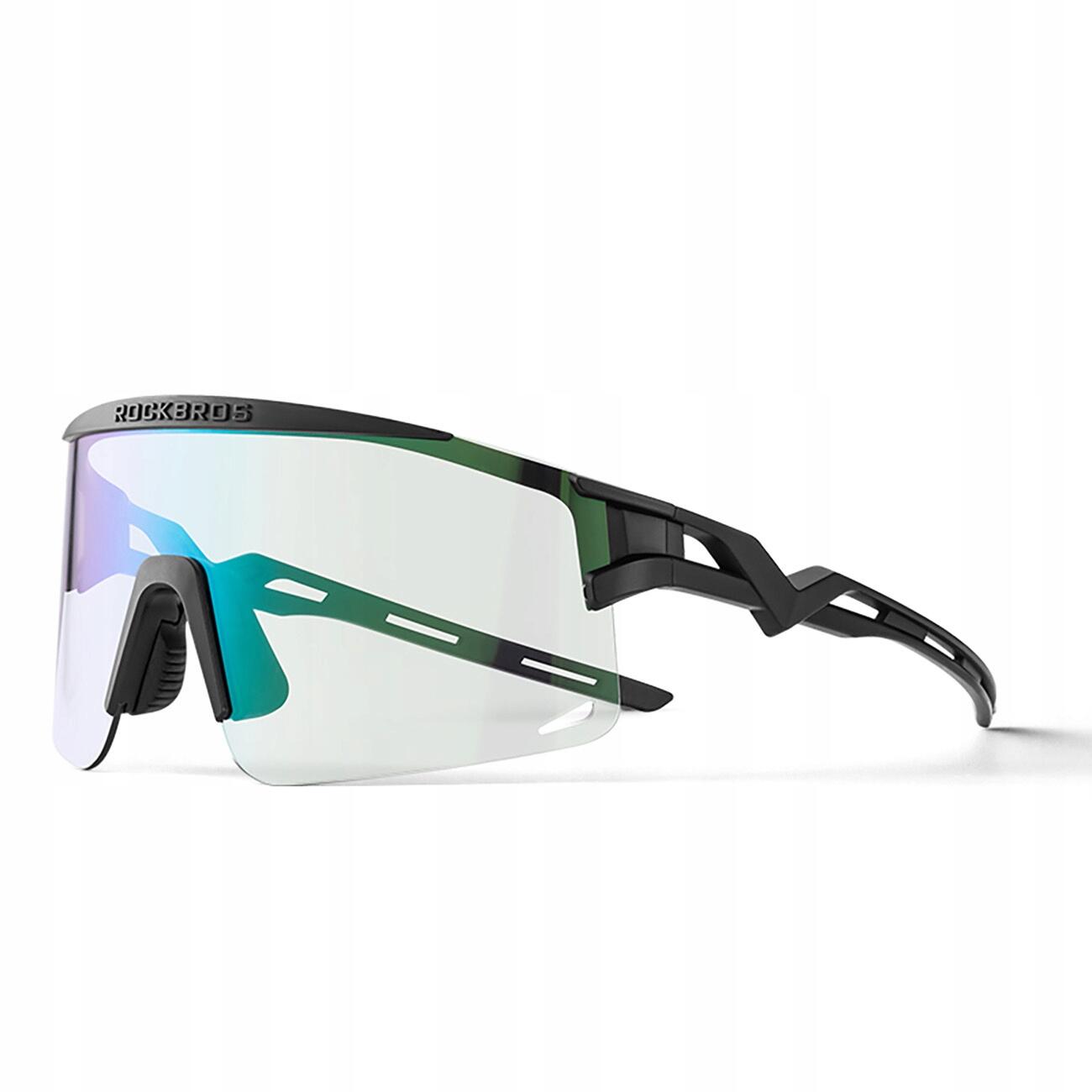 ROCKBROS Rockbros photochrome Fahrradbrille, mit UV-Schutz und Korrektureinsatz