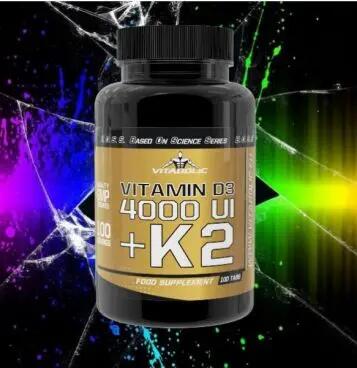 D3-vitamin 4000 NE + K2 100 tab 2/2