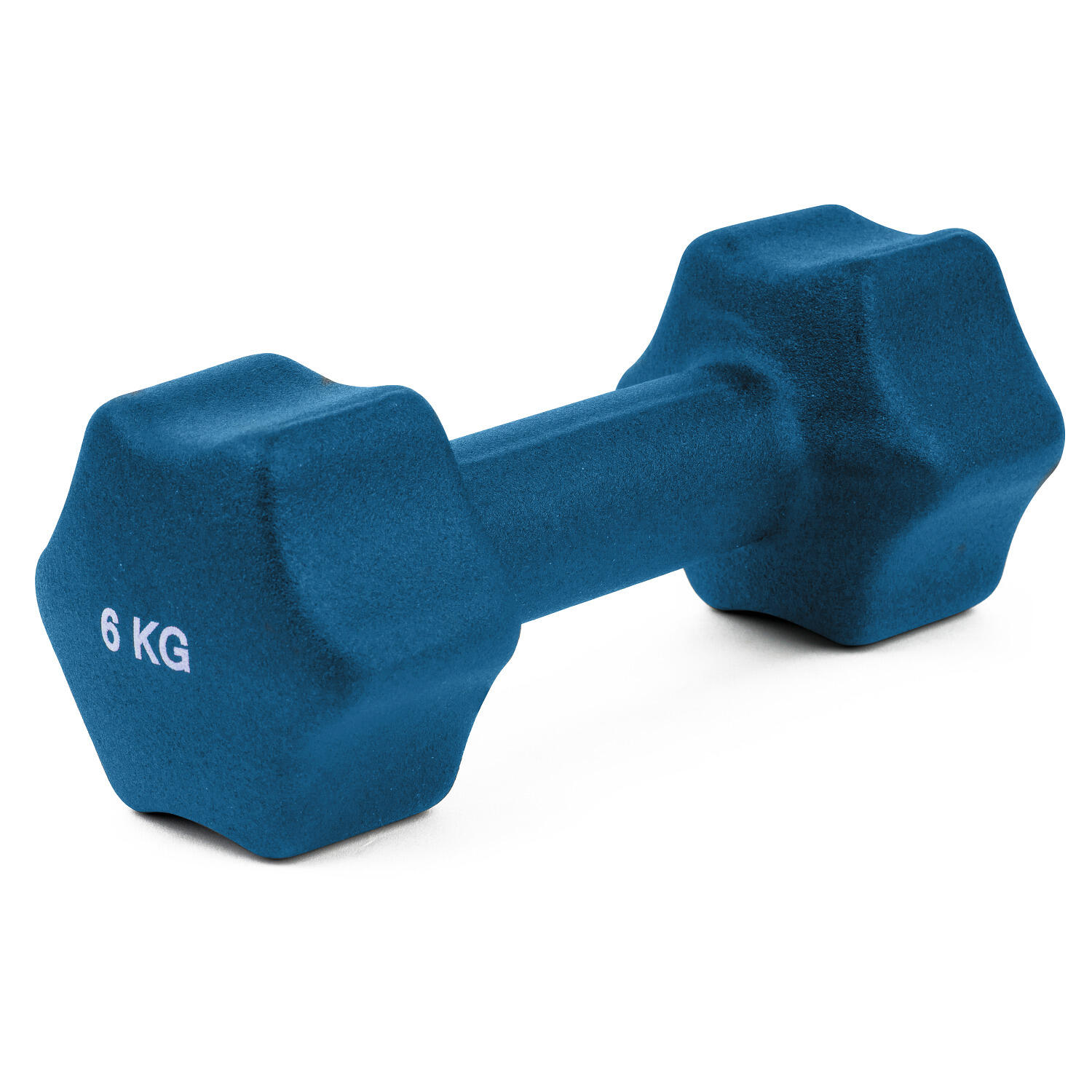 SPORT-THIEME Fausthantel Neopren Blau 6 kg Gewichtheben Unisex Blau