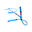Widerstandstrainer 2.0 Blau Mittel Functional Training Unisex Blau
