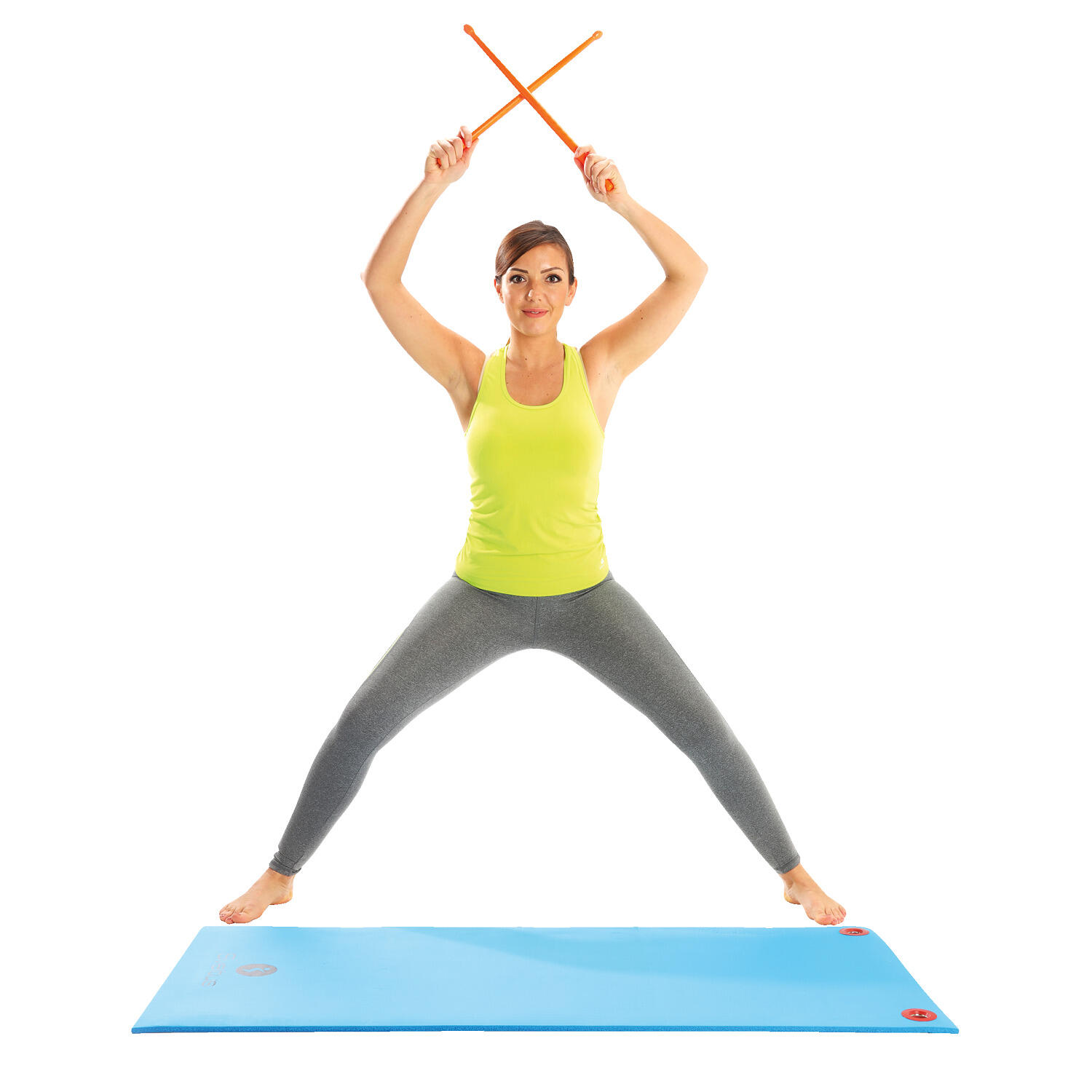 Mazze fitness Sveltus Fit stick arancioni 5/6