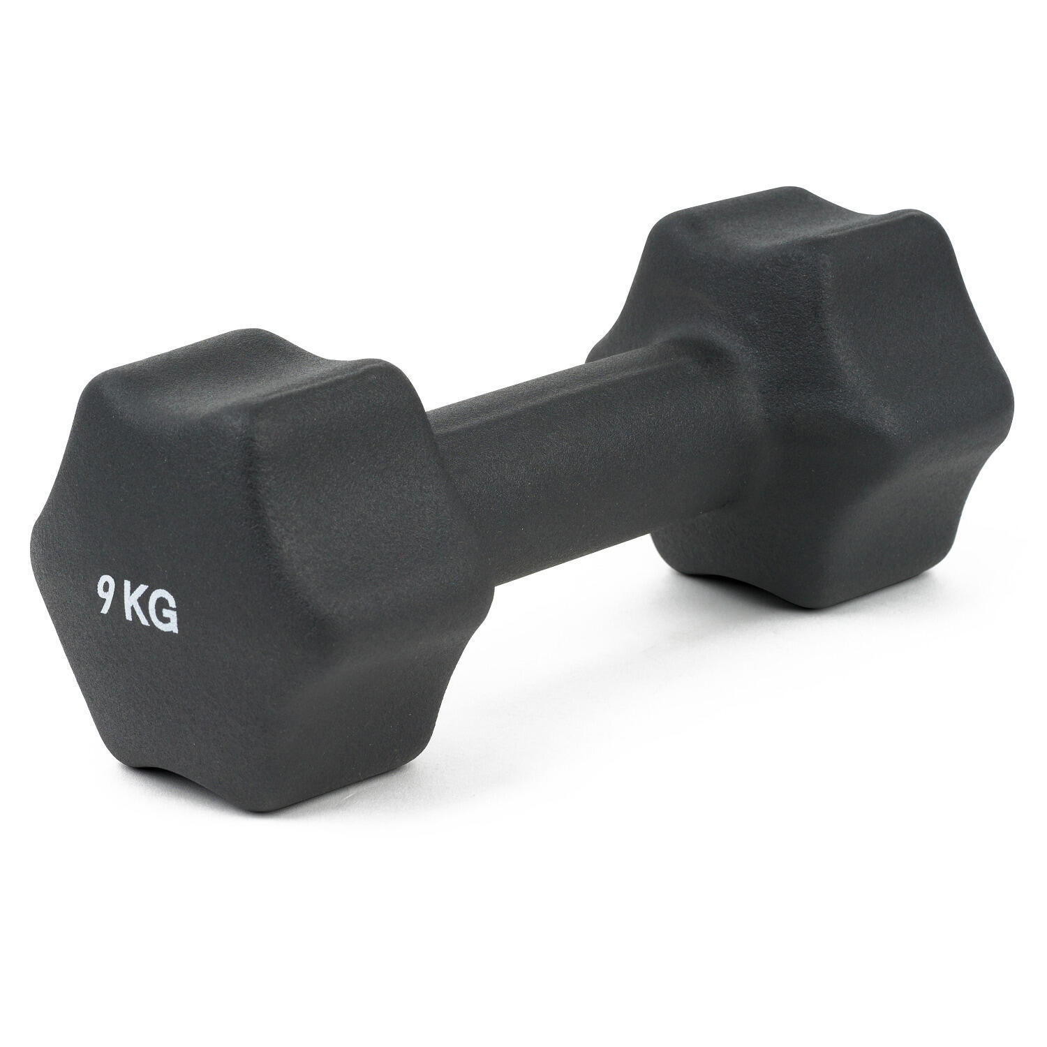 SPORT-THIEME Fausthantel Neopren 9 kg Dunkelgrau Gewichtheben Unisex Dunkelgrau
