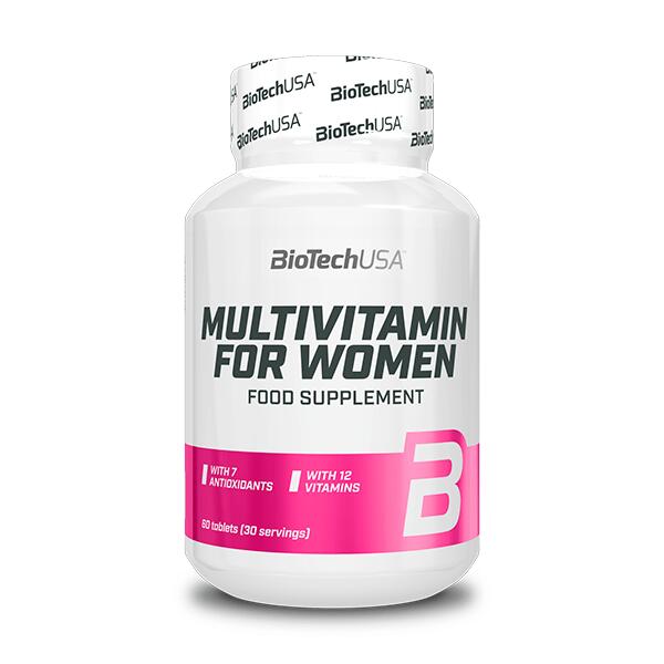 Multiwitamina dla kobiet – 60 tabletek Biotech USA