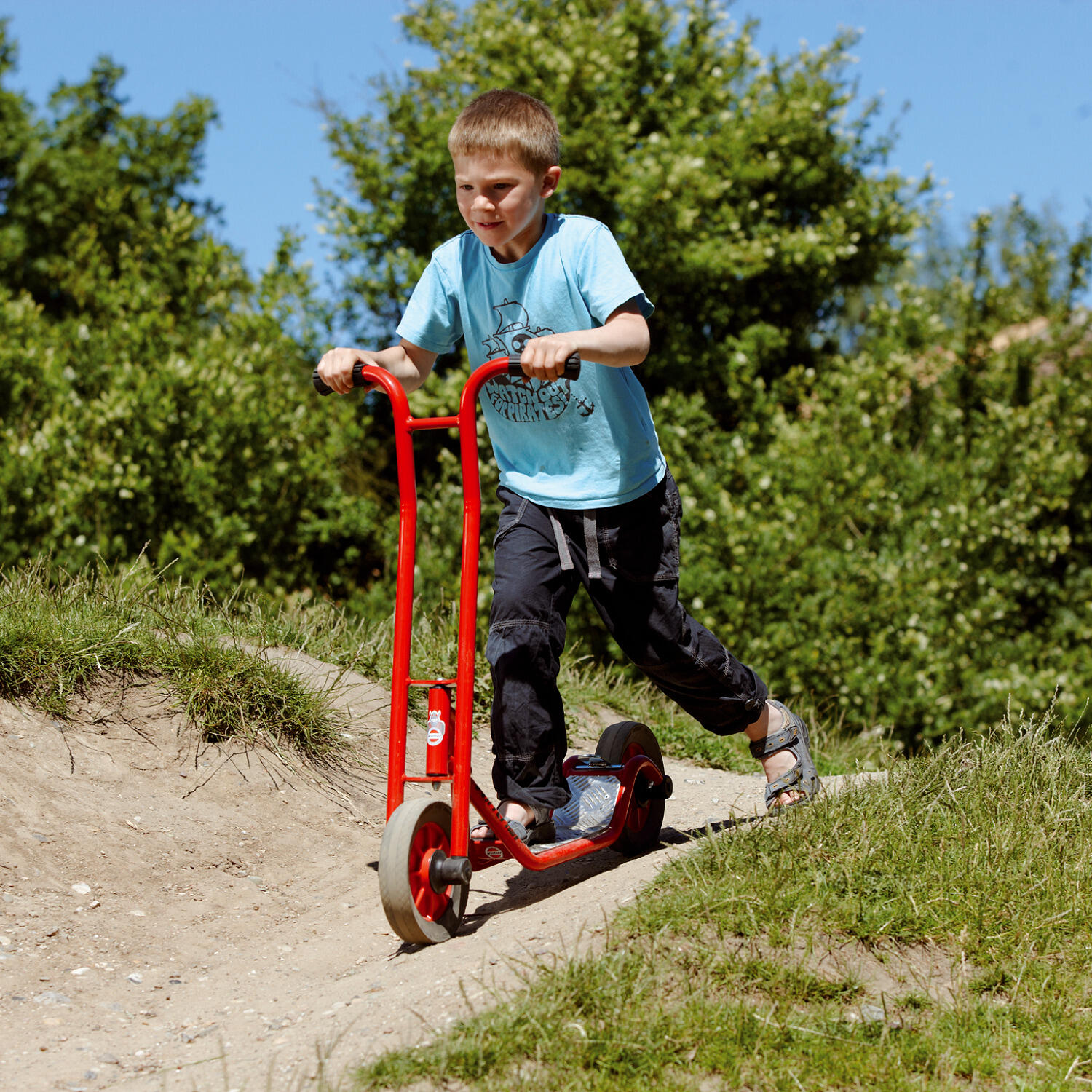 Viking Tretroller Maxi 8–12 Jahre Scooter Unisex Rot 2/2