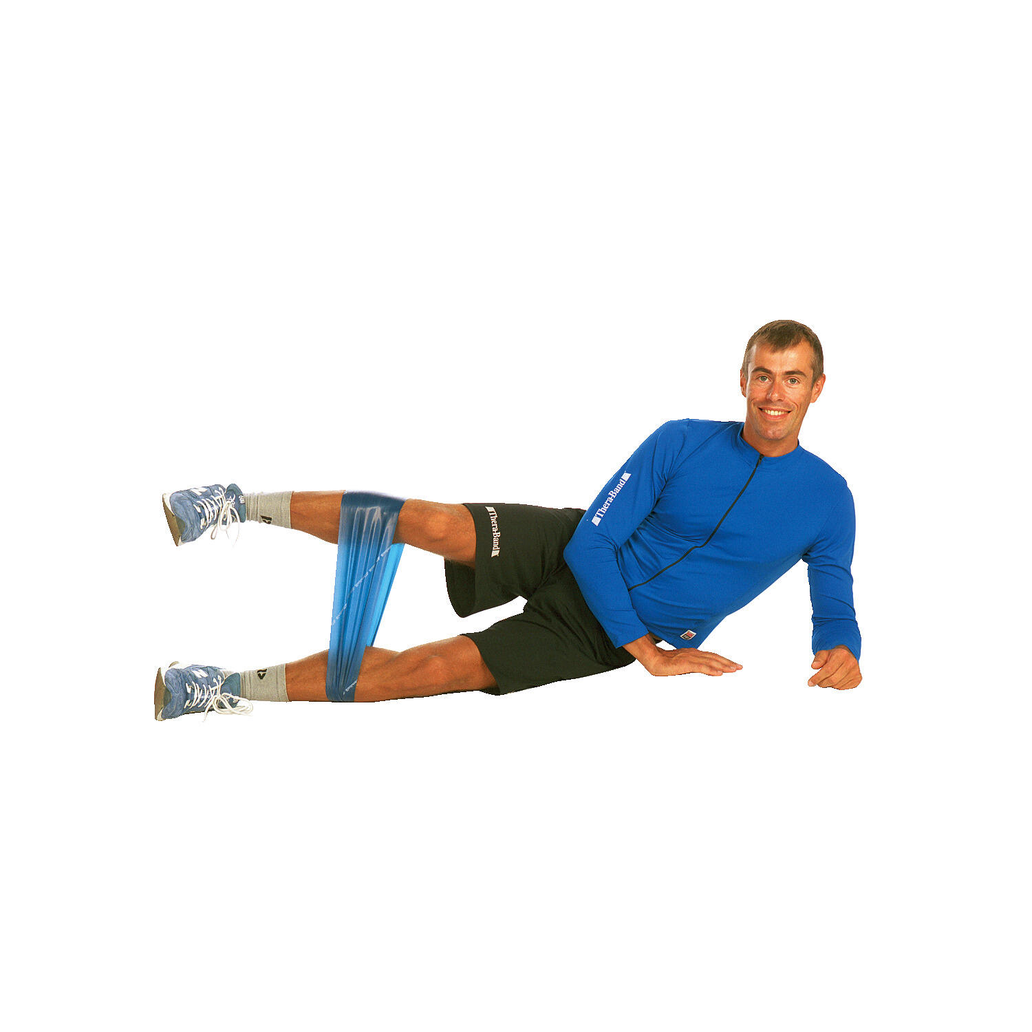 TheraBand Fitnessband auf Rolle, 45,5 m, Leicht 3/3