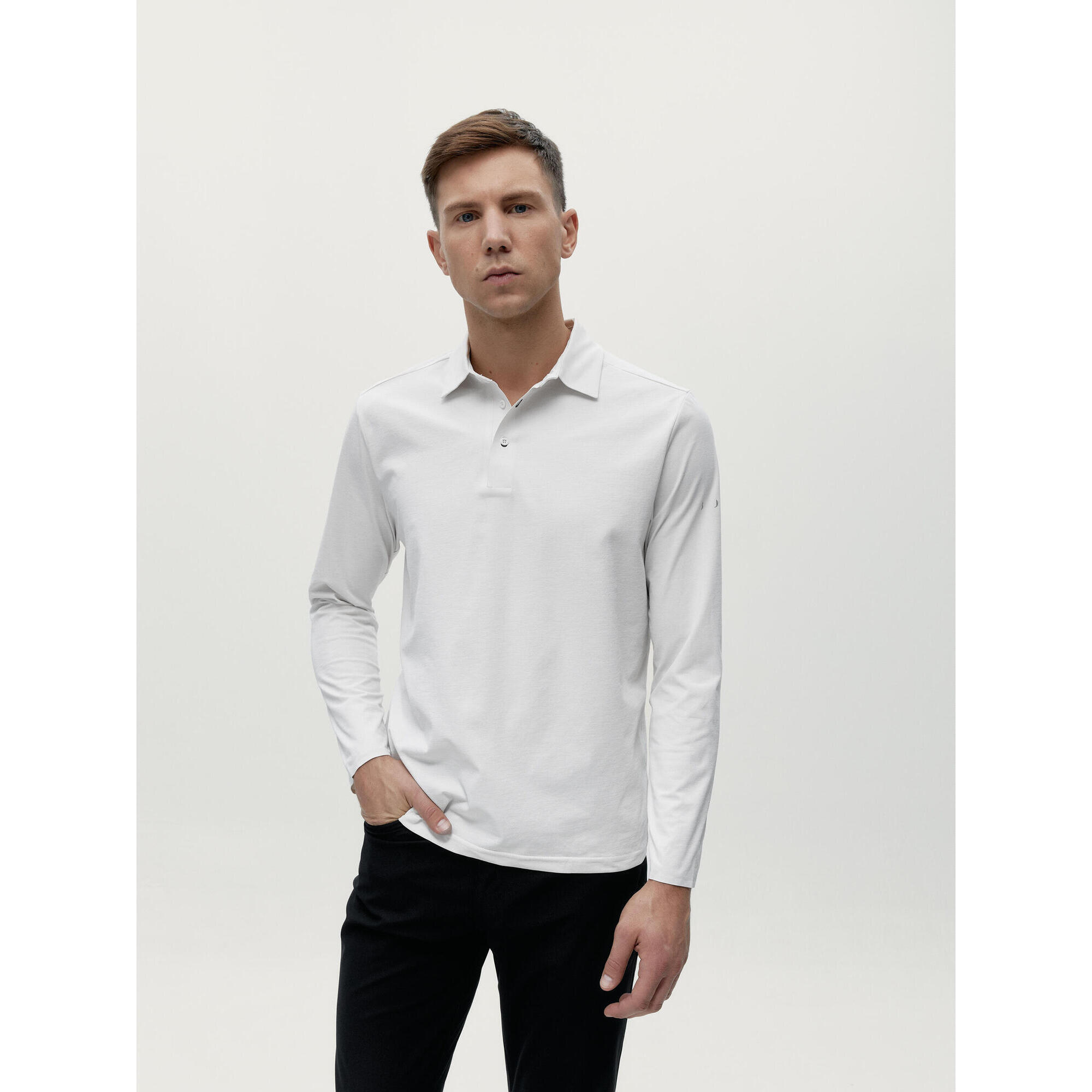 Born Living Yoga - Polo De Sport Homme Maroni Born Living Yoga - T-shirt Manches Longues - Blanc - 42 M/l - Decathlon