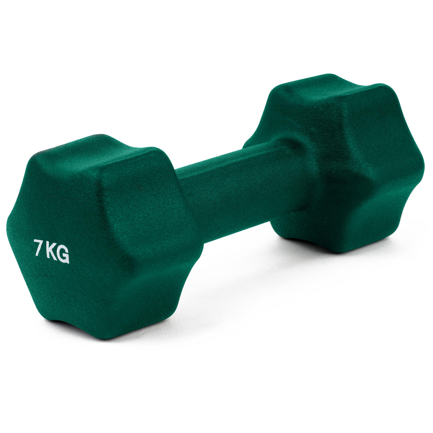 SPORT-THIEME Fausthantel Neopren 7 kg Dunkelgrün Gewichtheben Unisex Dunkelgrün