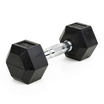 Kurzhantel Gummi Hex 6 kg Gewichtheben Unisex