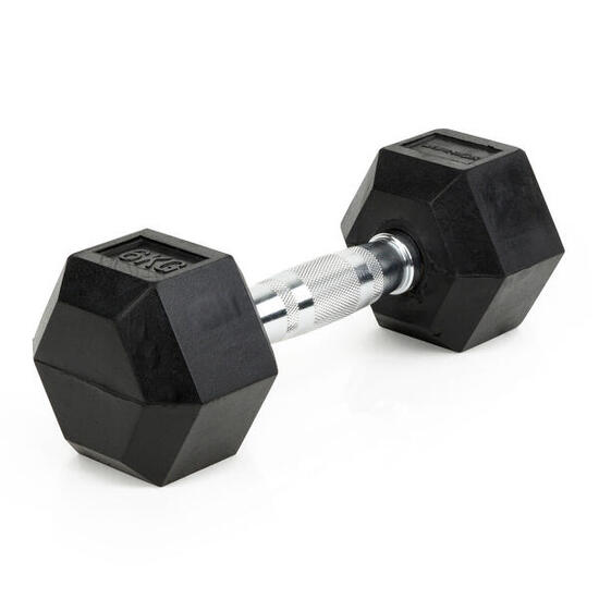 Kurzhantel Gummi Hex 27,5 kg Gewichtheben Unisex