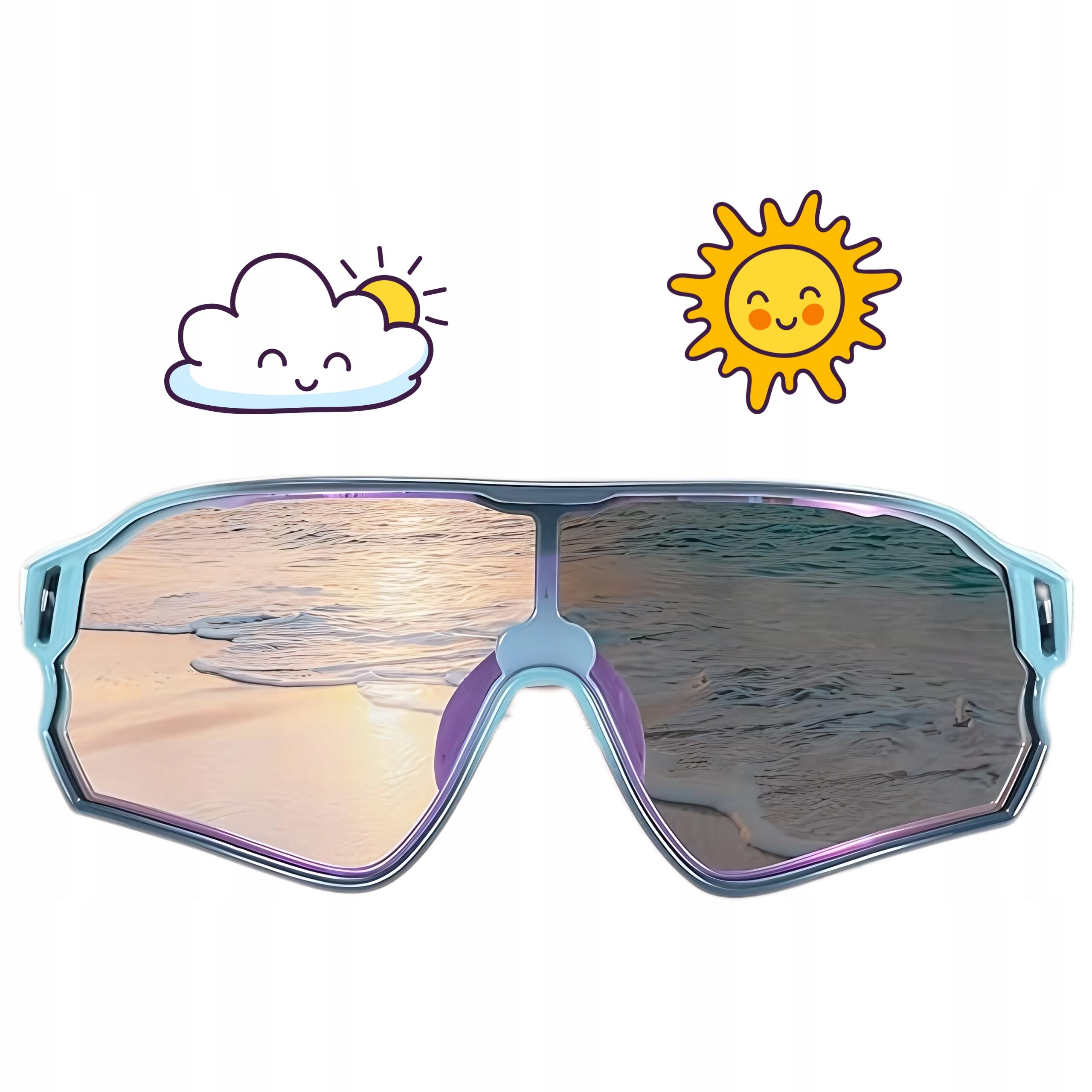 Rockbros Cycling Glasses 14110009002 Polarized UV400 for Kids 6/7