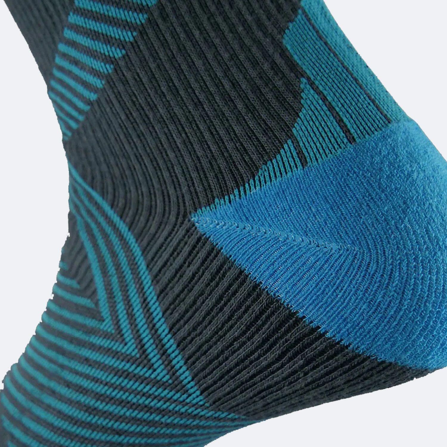 TREK-LIGHT Calze alte impermeabili - Grigio - in lana Merino 3/7