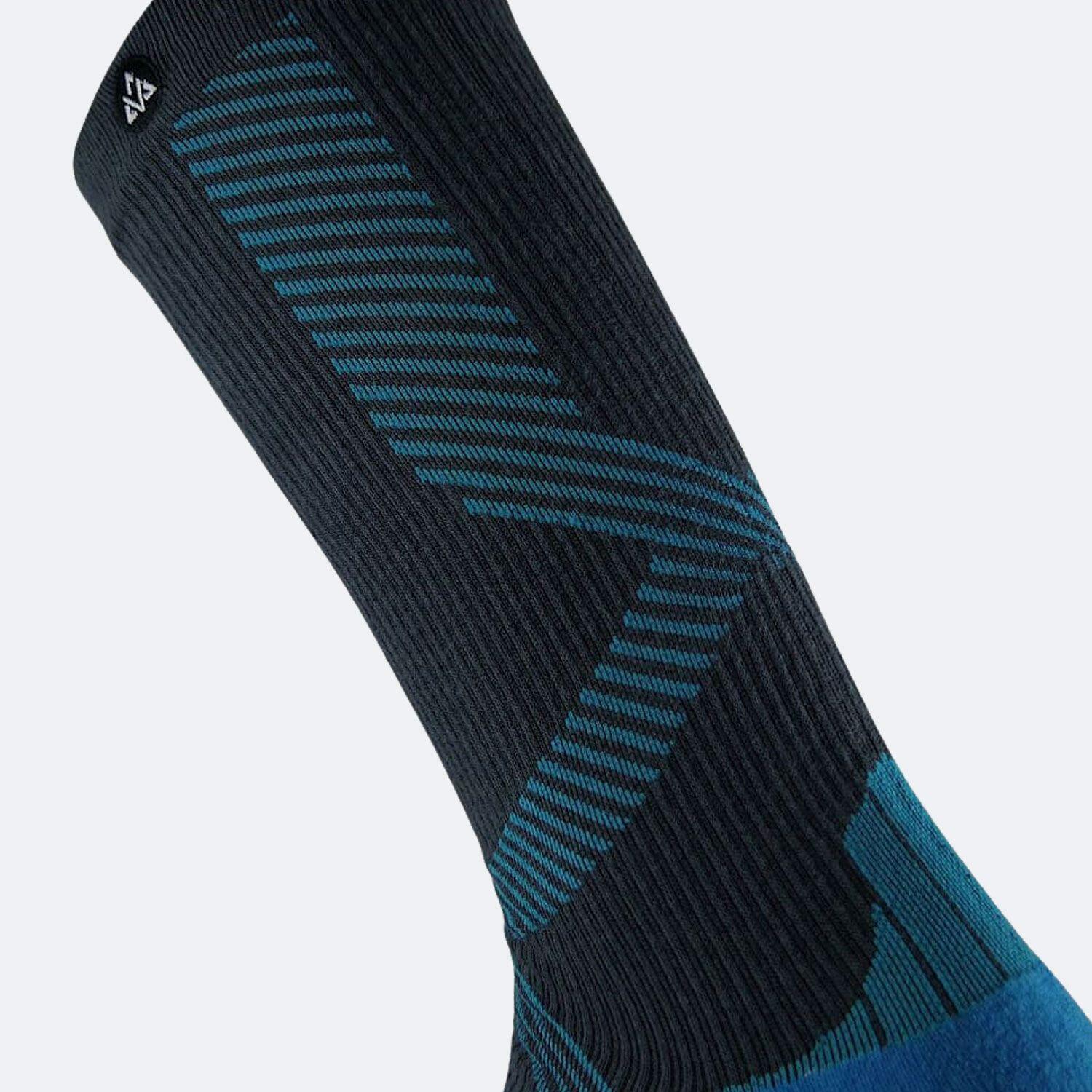 TREK-LIGHT Calze alte impermeabili - Grigio - in lana Merino 2/7