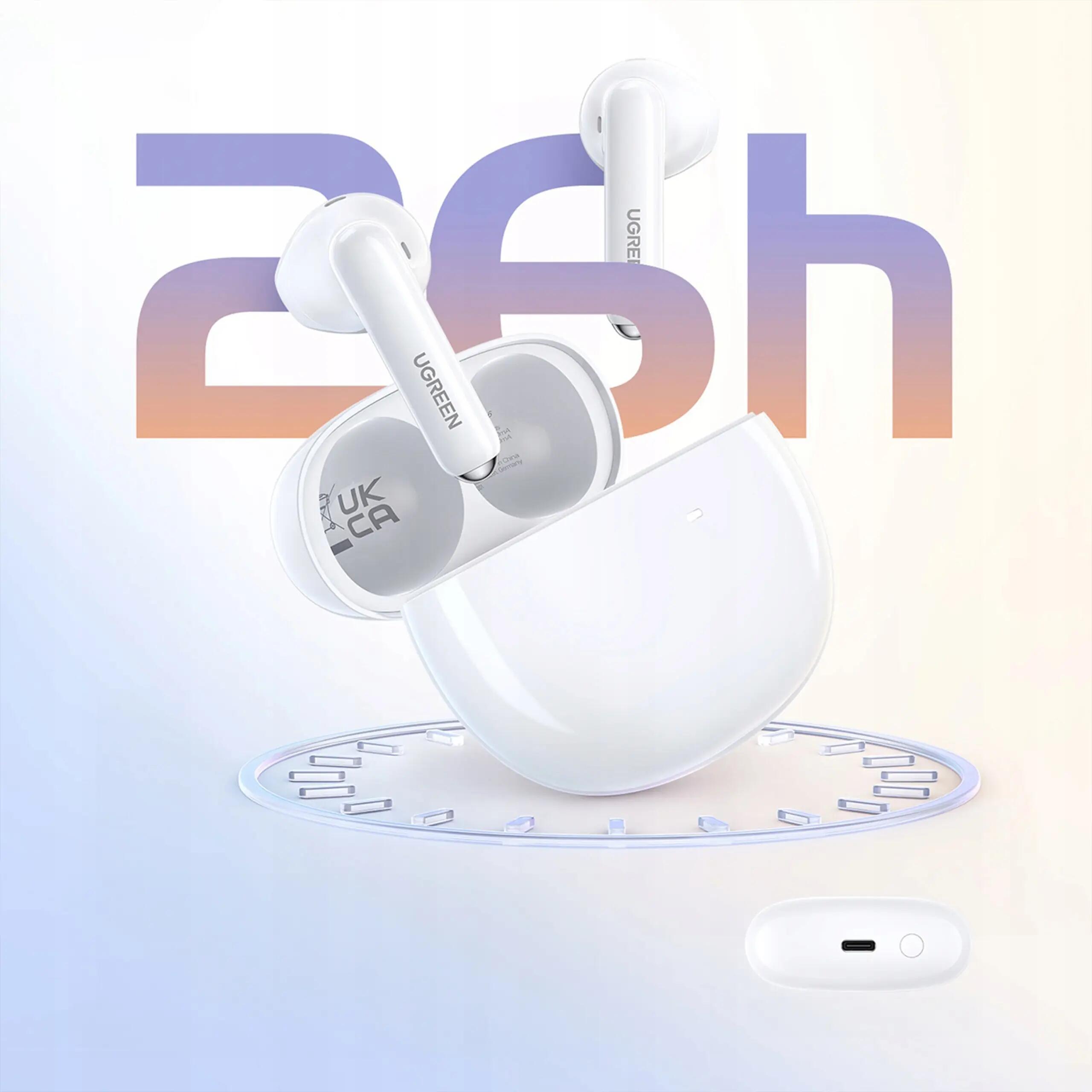 ugreen słuchawki hitune h5 dokanałowe bezprzewodowe anc tws bluetooth 5.3 6/7